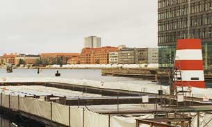 Outdoor harbour swimming pool in Copenhagen.