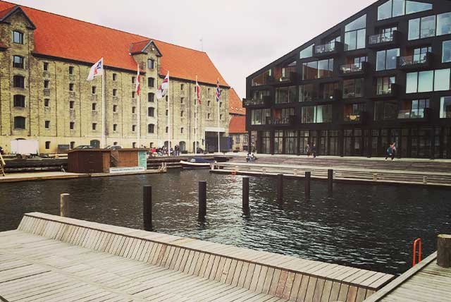 Buildings on the harbour of Copenhagen