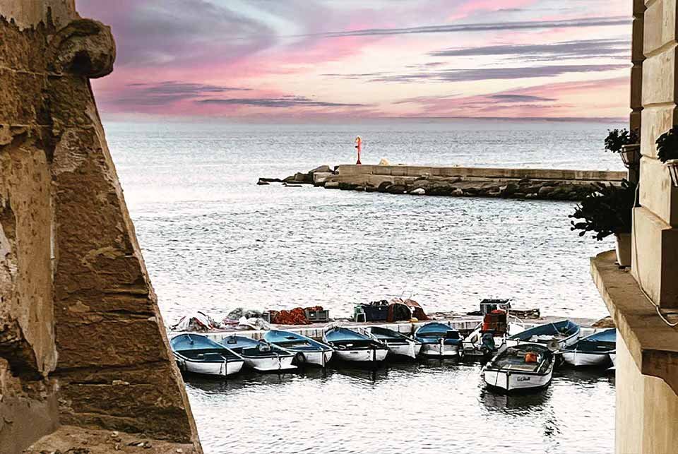 View through historic buildings in Gallipoli