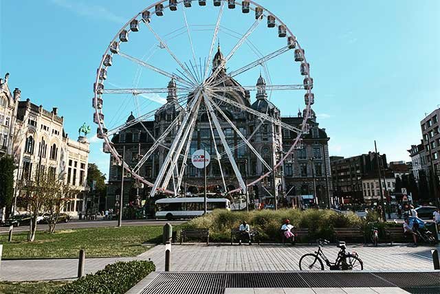 Ferris wheel in Antwerp