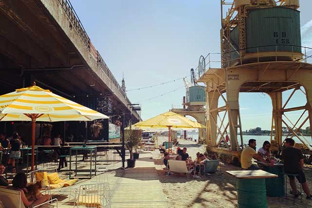 Quayside area of Antwerp