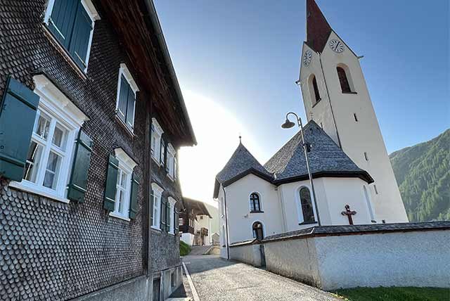 Church in a mountain village