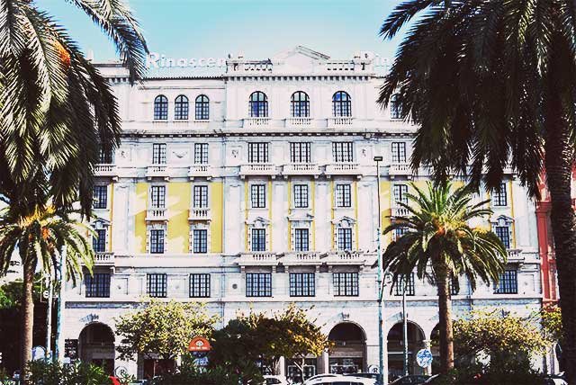 Grand building in Cagliari