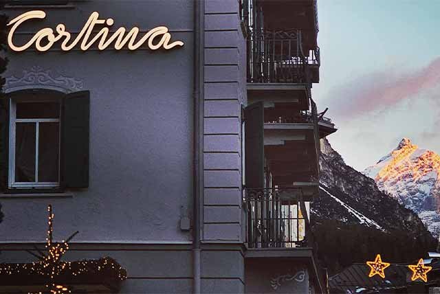 A hotel in the Dolomites