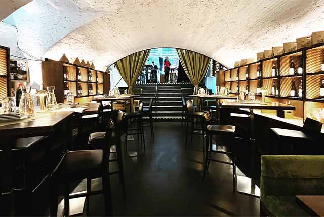 Interior of an Italian restaurant