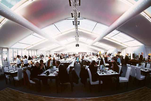 VIP tent in the mountains