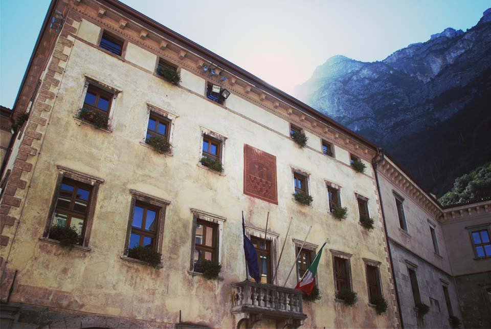 Facade of an old Italian building