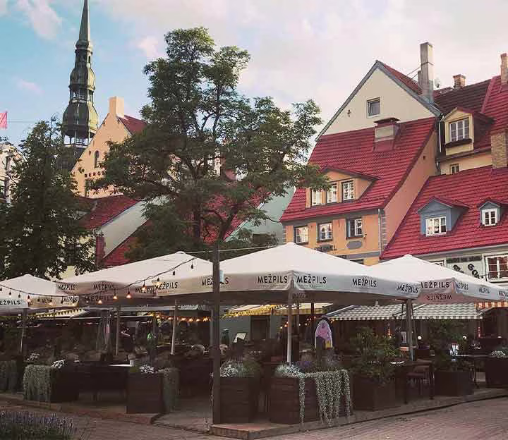 City centre market in Riga, Latvia