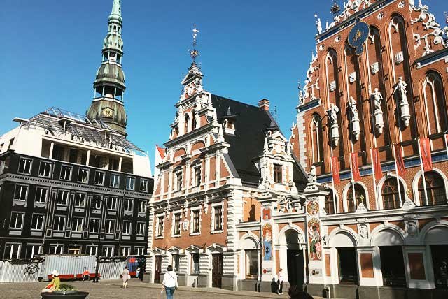 Riga city square