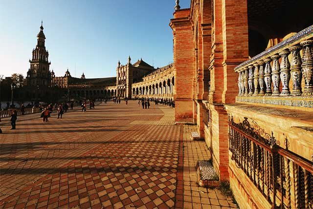 Historic square in Seville