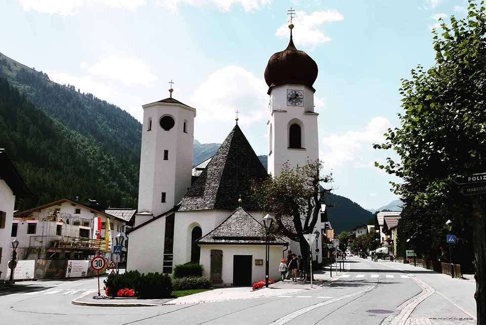 A church in a mountain resort