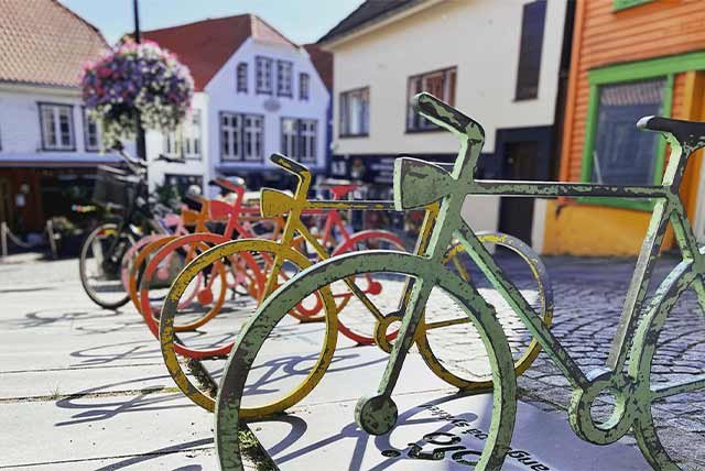 Bike parking in Stavanger