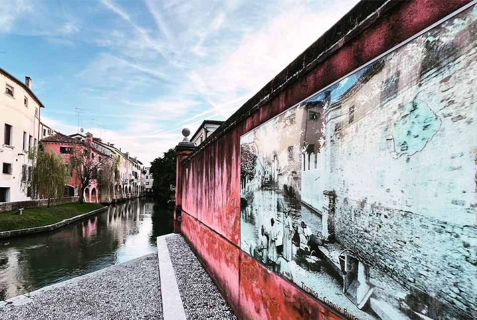 Art mural on a wall in Treviso