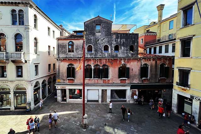 Historic square in venice