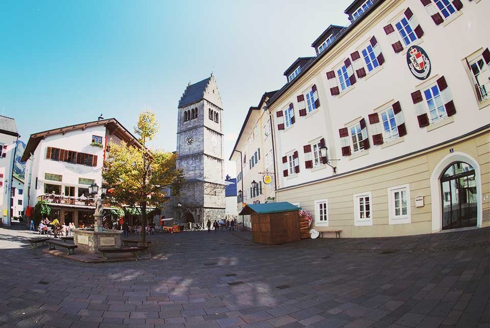 Historic square in Zell am See
